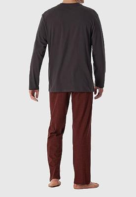 Schiesser Schiesser Pyjama Long anthracite 180251 56/XXL