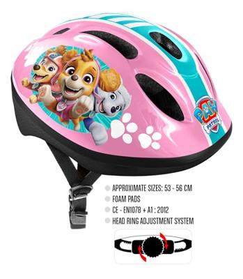 Rolbescherming - PAW PATROL - Helm / Elleboogbeschermers / Kniebeschermers - Roze