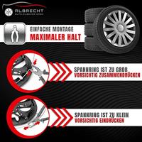 Albrecht wieldop "wind" wheel cover wind 17" set of 4 ml - thumbnail