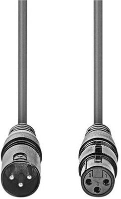 Benel xlr kabel 3-pins xlr male naar female 10m