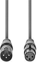 Benel xlr kabel 3-pins xlr male naar female 10m - thumbnail