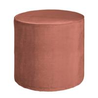 Woood Sara poef hoog Oudroze - thumbnail