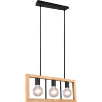 Moderne LED Hanglamp Mat Zwart - 3-lichts E27 Fitting - Aluminium - thumbnail