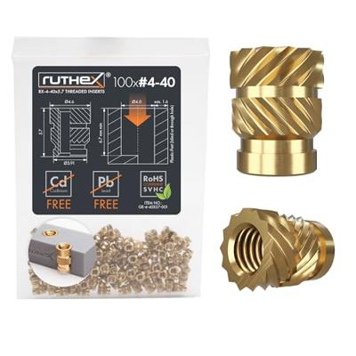 ruthex Schroefdraadinzet RX-4-40x5.7 GE-4-40x57-001 ruthex Schroefdraadinzet RX-4-40x5.7 GE-4-40x57-001