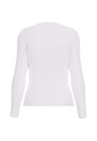 Guess Shiny Triangle T-Shirt Dames Wit - Maat L - Kleur: Wit | Soccerfanshop - thumbnail