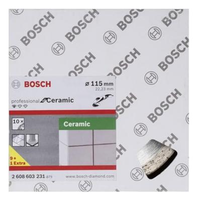 Bosch Accessoires Diamantdoorslijpschijf Standard for Ceramic 115 x 22,23 x 1,6 x 7 mm 10st - 2608603231 Bosch Accessoires Diamantdoorslijpschijf Standard for Ceramic 115 x 22,23 x 1,6 x 7 mm 10st - 2608603231