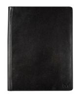 Schrijfmap Maverick All Black A4 met rits inclusief schrijfblok leer zwart - thumbnail