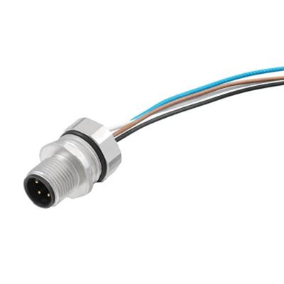 Weidmüller 1861240000 Sensor/actuator inbouwconnector M12 Aantal polen (sensoren): 8 Stekker, inbouw 1 stuk(s)