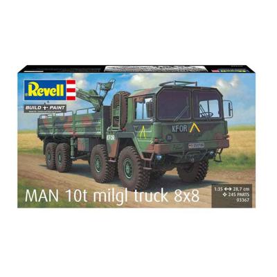Revell modelbouwpakket - man 10t milgl truck 8x8 1:35 - 245dlg.