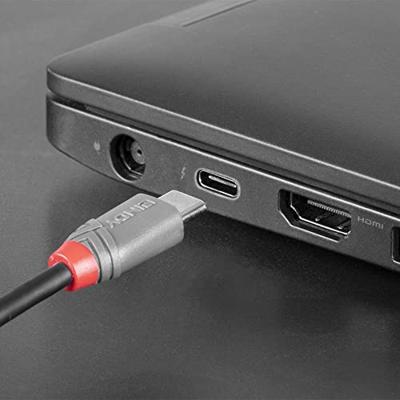 LINDY 36893 USB-kabel USB 2.0 USB-C stekker, USB-micro-B stekker 3.00 m Zwart