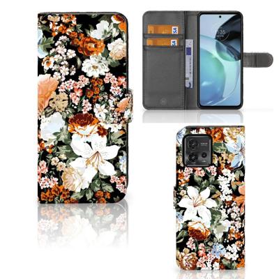 Hoesje voor Motorola Moto G72 Dark Flowers Hoesje voor Motorola Moto G72 Dark Flowers