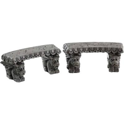 Kerstfiguur Gargoyle stone benches set of 2 LEMAX - Lemax