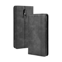 Magnetische Buckle retro Crazy Horse textuur horizontale Flip lederen case voor Nokia 3 2 met houder & kaartsleuven & fotolijstjes (zwart) - thumbnail