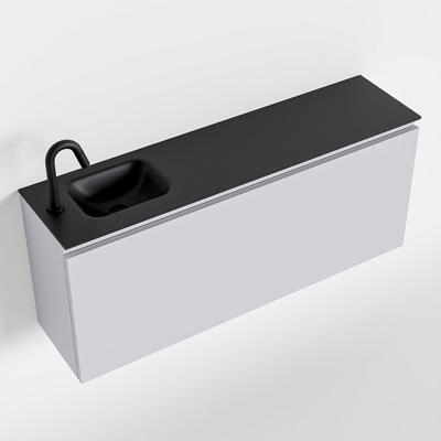MONDIAZ OLAN 120cm toiletmeubel cale. LEX wastafel urban links 1 kraangat MONDIAZ OLAN 120cm toiletmeubel cale. LEX wastafel urban links 1 kraangat