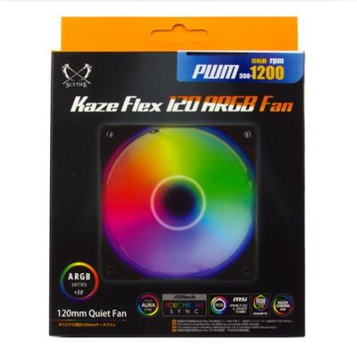Scythe Kaze Flex 120mm - ARGB - PWM - 300-1200 RPM Scythe Kaze Flex 120mm - ARGB - PWM - 300-1200 RPM