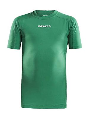 Craft 1906855 Pro Control Compression Tee Unisex - Team Green - 3XL