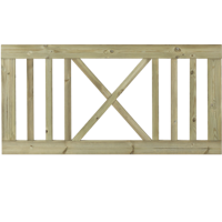 Tuinhek Met Kruis Rom 150 x 75 CM - thumbnail