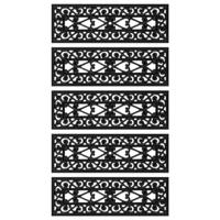 Trapmatten 5 st 25x75 cm rubber - thumbnail