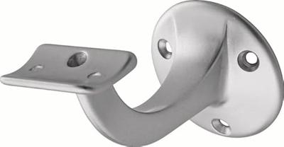 Hermeta leuninghouder 75mm hol met schroefgaten Hermeta leuninghouder 75mm hol met schroefgaten