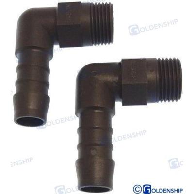 GS30124 - 90 POLYAMIDE FITTING 3/8 - 12 (2