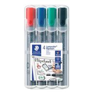 Viltstift Staedtler 356 voor flipover rond 2mm 4 stuks assor - thumbnail