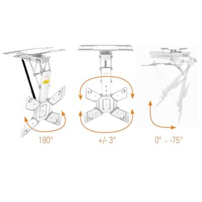 My Wall HL46MWL TV-plafondbeugel Met afstandsbediening, Gemotoriseerd, Kantelbaar, Zwenkbaar 58,4 cm (23) - 165,1 cm (65) Plafondhouder, Met elektromotor, My Wall HL46MWL TV-plafondbeugel Met afstandsbediening, Gemotoriseerd, Kantelbaar, Zwenkbaar 58,4 cm (23) - 165,1 cm (65) Plafondhouder, Met elektromotor,