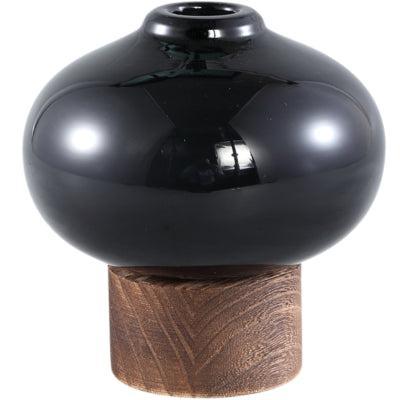 PTMD vaas fleure donkerblauw 14 cm | 6 stuks