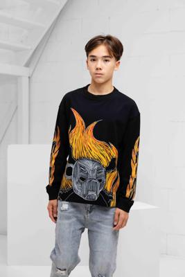 Black Bananas Blaze Longsleeve T-Shirt Kids Zwart - Maat 152 - Kleur: Zwart | Soccerfanshop Black Bananas Blaze Longsleeve T-Shirt Kids Zwart - Maat 152 - Kleur: Zwart | Soccerfanshop