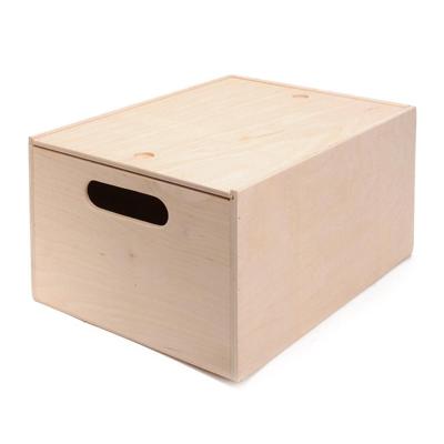 Playwood houten opbergkist