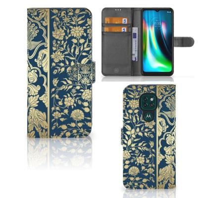 Motorola Moto G9 Play | E7 Plus Hoesje Beige Flowers
