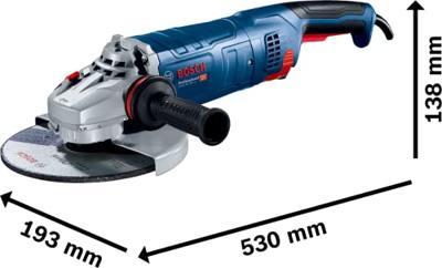 Bosch Blauw GWS 24-180 JZ Professional Haakse Slijper | 2400 W | 180 mm - 06018C2300 Bosch Blauw GWS 24-180 JZ Professional Haakse Slijper | 2400 W | 180 mm - 06018C2300
