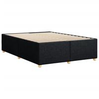Bedframe zonder matras stof zwart 160x200 cm - thumbnail
