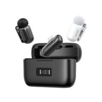 Ulanzi A200 Mini Mic draadloze microfoon USB-C - Zwart/Wit - thumbnail