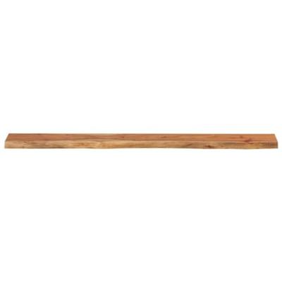 Wandschap rechthoekig natuurlijke rand 160x20x2,5 cm acaciahout Wandschap rechthoekig natuurlijke rand 160x20x2,5 cm acaciahout