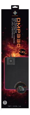 Deltaco DMP330 RGB Gaming Mousepad XL met Draadloze lader - 10W