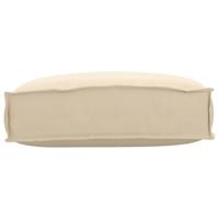 VidaXL Kussen beige 50 x 40 x 12 cm oxford stof - thumbnail