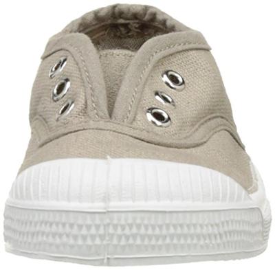 Katoenen tennisschoenen voor kinderen met vetersluiting Elly BENSIMON® beige
