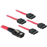 DeLOCK Mini SAS 36-Pin > 4x SATA (SFF 8087 > 4x SATA) adapter - thumbnail