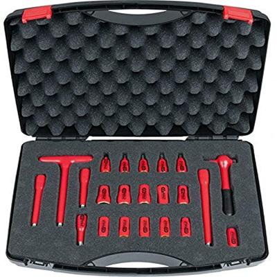 1/4 dopsleutelset met geïsoleerd gereedschap, 22-delig KS Tools NEW-46695 1/4 dopsleutelset met geïsoleerd gereedschap, 22-delig KS Tools NEW-46695