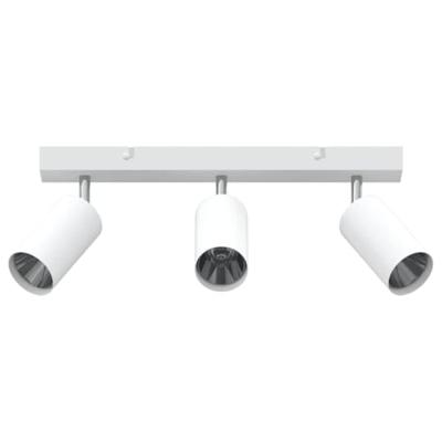 VidaXL Plafondspot met schijnwerpers wit 38 x 6 x 16 cm metaal