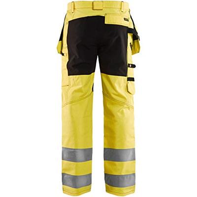Blåkläder Werkbroek met stretch High-Vis 15521811 | High-Vis Geel/Zwart | Maat 50 - 7330509546420