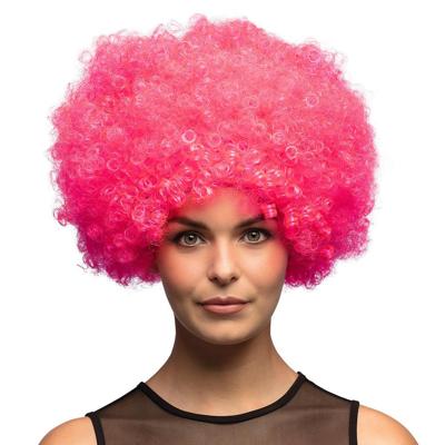 Afropruik krul Roze