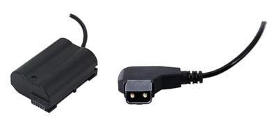 Dummy accu Nikon EN-EL15 / EN-EL15b / EN-EL15c met D-Tap aansluiting Dummy accu Nikon EN-EL15 / EN-EL15b / EN-EL15c met D-Tap aansluiting