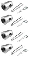 Beamz P30 halve cone truss connectors set van 4 - thumbnail