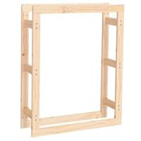 Haardhoutrek 80x25x100 cm massief grenenhout - thumbnail