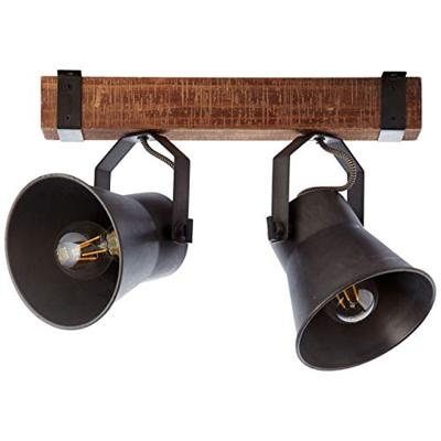 Brilliant 82129/46 Plow Plafondlamp E27 10 W Zwart