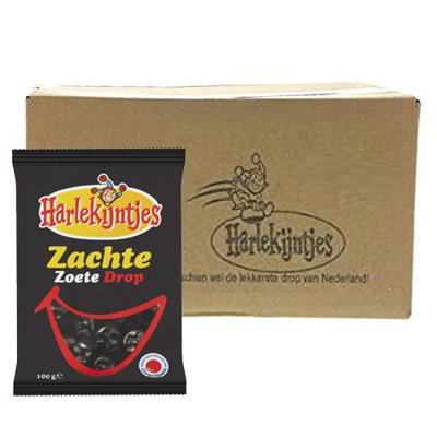 Harlekijntjes - Zachte Zoete Drop - 24x 100g Harlekijntjes - Zachte Zoete Drop - 24x 100g