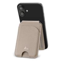 My Style MagSafe Compatible Magnet Card Holder with Stand Function Warm Grey - thumbnail