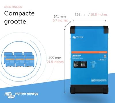 Victron Energy MultiPlus-II 24/3000/70-32 Converter 3000 W 24 V/DC - 230 V/AC