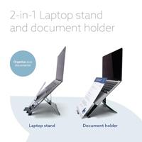 Notebook-standaard R-Go RGORIDOCBL Aluminium - thumbnail